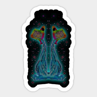 Aquarius 1c Black Sticker